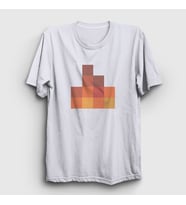 Presmono Unisex Beyaz Sapnap Flame Alev Ateş Minecraft T-Shirt 504137tt