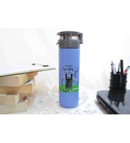 Yırtıcı Kedi Temalı - Baskılı Cam Suluk & Termos - 550 ml