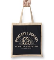 Dungeons And Dragons Adventures Since 1974 Bez Çanta Uzun Saplı