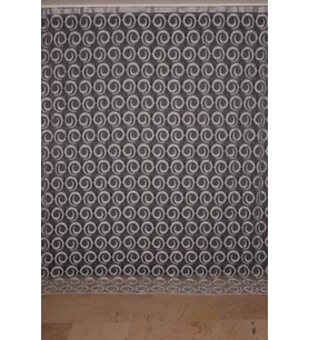 VAKKO  MODEL GRİ RENK İP PERDE HAZIR DÜĞMELERİ DİKİLMİŞ İP PERDE 300*270 cm