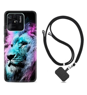 Xiaomi Redmi Note 7 8 9 Pro 10 2022 10 Pro 10S Kılıf Boyun Askılı Silikon Pink Blue Leon 1603