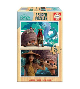 Educa Çocuk Puzzle 2X25 Parça Raya&The Last Dragon 18878