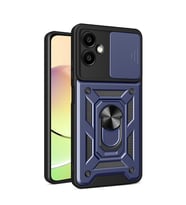 Galaxy A06 Kılıf Magnetik Standlı Kamera Korumalı Zore Sürgülü Vega Kapak