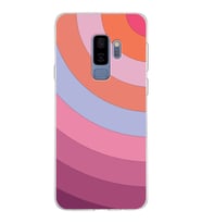 Samsung Galaxy S9 Plus Kapak Renk Cümbüşü Tasarımlı Şeffaf Silikon Kılıf
