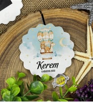 6cm Özel Baskılı Magnet Uv Baskılı - Balonla Yolculuk
