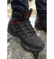 Mc Jamper 1823 Erkek Outdoor Bot Siyah - Kırmızı (Siyah-Kırmızı)
