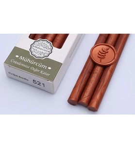 Mühür Mumu Çubuk 11mmx120mm 10 lu Paket Model: 521 KOYU BAKIR