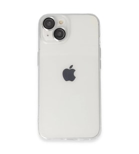 Apple İphone 14 Kılıf Luko Lens Silikon - Gümüş