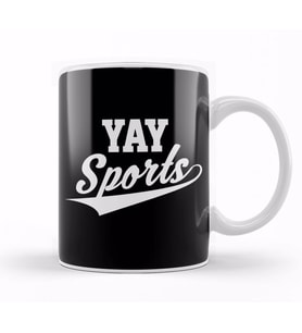 Funny and Sarcastic Yay Sports T Kupa Bardak Porselen