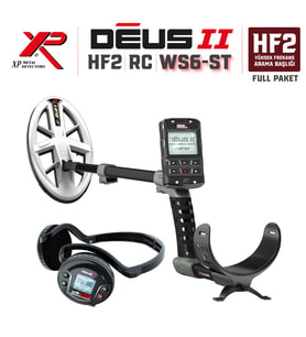 Deus 2 Dedektör - HF 2 Başlık, Ana Kontrol Ünitesi WS6 Kulaklık Full Paket