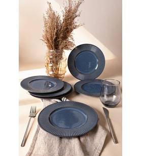 Keramika Lapis Myra Pasta Tabağı 22 Cm 6 Adet Q08