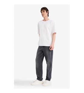 Defacto Baggy Fit Antrasit Genç Erkek Jean Pantolon G8480AX/NM36