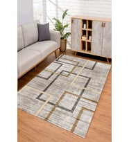 Dijital Kaymaz Taban Yıkanabilir Renkli Salon Halısı Mutfak Halısı Yolluk ND-SD-733 (Çok Renkli)