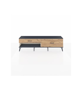Arges TV Ünitesi 2 Çekmeceli  176x30x51 Aytaşı-Antrasit/Çam