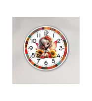 bilge Tasarım Çocuk Odası Duvar Saati 30 x 30 CM (Karışık)