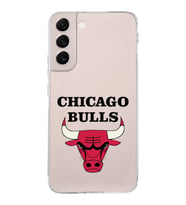 Samsung Galaxy S22 Plus Uyumlu Kamera Korumalı Kapak Chicago Bulls Tasarımlı  Şeffaf Kılıf