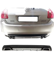Toyota Auris Gri Difüzör Çiftli Kare Egzoz Görünümlü D Tip Difizör