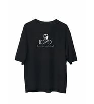 Erkek Baskılı T-Shirt Kısa Kol Bisiklet Yaka Regular Fit Rahat Kalıp Günlük Tişört - Siyah