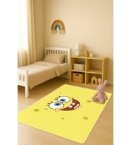 Modern Dijital Baskı Kaymaz Taban Çocuk ve Genç Odası Halısı H0469