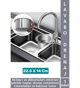 Kolay Kullanım Atık Kalıntı Kötü Koku Önleyen Kuğu Tasarımlı Paslanmaz Mutfak Lavabo Drenaj Sepeti