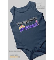 Yengesinin Prensesi Sıfır Kollu Bebek Zıbını %100 Pamuk