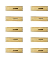 Ahşap Bambu Sivri Uçlu Patates Kızartma Çubuğu Çöp Şiş - Boy:35 Cm./En:5 mm. -100 Adetlik 10 Paket