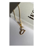 Kişiye Özel Harf Kolye 925K Gümüş (Gold)