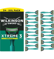 Lexroo Xtreme 3 Sensitive - 16 + 8'li paket erkek jileti
