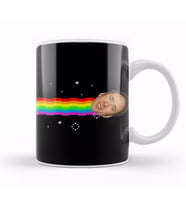 Nicolas Cage Nyan Cat Meme Kupa Bardak Porselen