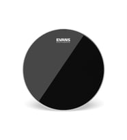 Evans TT06HBG Hydraulic Black 6 İnç Tom Derisi (Profesyonel)  Çift Katman Arası Yağ Dolgulu Yapı, 70'ler Tarzı "Fat" ve Kuru Tonlar, Kısa Sustain ve Siyah Bitiş