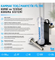 Kammak Tekli Manyetik Filtre