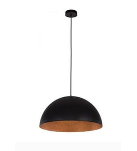 MYLİGHTS RETRO RUSTİK SİYAH  İÇİ BAKIR METAL SARKIT AVİZE   40  CM