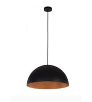 MYLİGHTS RETRO RUSTİK SİYAH  İÇİ BAKIR METAL SARKIT AVİZE   40  CM