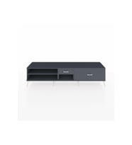 Hyperion TV Ünitesi Tek Raflı 2 Çekmeceli  220x44x51 Antrasit-Antrasit