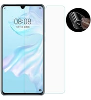 Huawei P30 Screen Protector 9H Flexible Esnek Nano Ekran Koruyucu Kırılmaz Cam (Şeffaf)