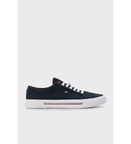 Tommy Hilfiger Kanvas Spor Ayakkabı Erkek AYAKKABI FM0FM04560 DW5 (Lacivert)