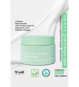 W-Lab Cosmetics Göz Altı ve Çevresi Bakım Kremi 50 ML