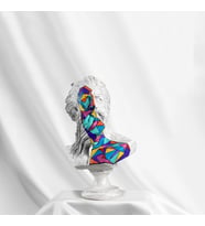 Poseidon 'Cubic' Dekoratif Heykel, Pop Art Roma Yunan Heykelleri