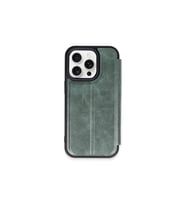 Apple İphone 15 Pro Max Kılıf Flip Cover - Koyu Yeşil
