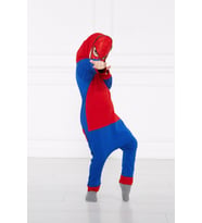 Çocuk Örümcek Tulum Spider Man - Bebek Kostüm Organizasyon Konsept (Kırmızı)