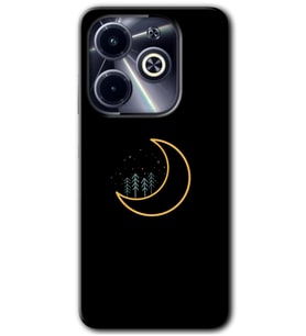 İnfinix Hot 40i Kılıf HD Desen Baskılı Kılıf - İyi Geceler