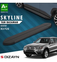 S-Dizayn Bmw X3 F25 Skyline Siyah Yan Basamak 193 Cm 2010-2017 A+ Kalite