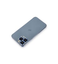 İphone 11 Pro Max Metal Kamera Lens Koruma Cam - Mavi