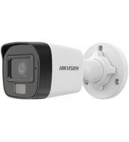 Hikvision DS-2CD1021G2-LIUF 2mp 2.8mm Sabit Lens ColorVu Dahili Mikrofon H.265+ Akıllı Hybrid Işık IR Bullet IP Kamera (Beyaz)