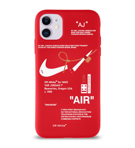 Apple iPhone 11 Uyumlu Lansman Kılıf Sneakers Tasarımlı Altı Kapalı İçi Kadife Kaplı Silikon Kapak (Şeffaf)