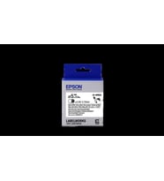 Tonersepeti Epson LK-4WBA5 Isıyla Daralan Siyah Üzeri Beyaz 5MM 2,5 Metre Orjinal Etiket C53S654904