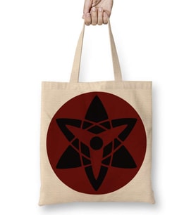 Mangekyou Sharingan Sasuke Bez Çanta Uzun Saplı