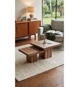 Most Marmoris Meşe Aytaşı %100 Mdf Orta Sehpa Set (EVİNİZE TESLİM)