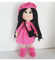Sevimli İpek Bebek Amigurumi Organik Oyuncak