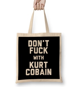 Don't Worry Bee Happy Dark Font Bez Çanta Uzun Saplı